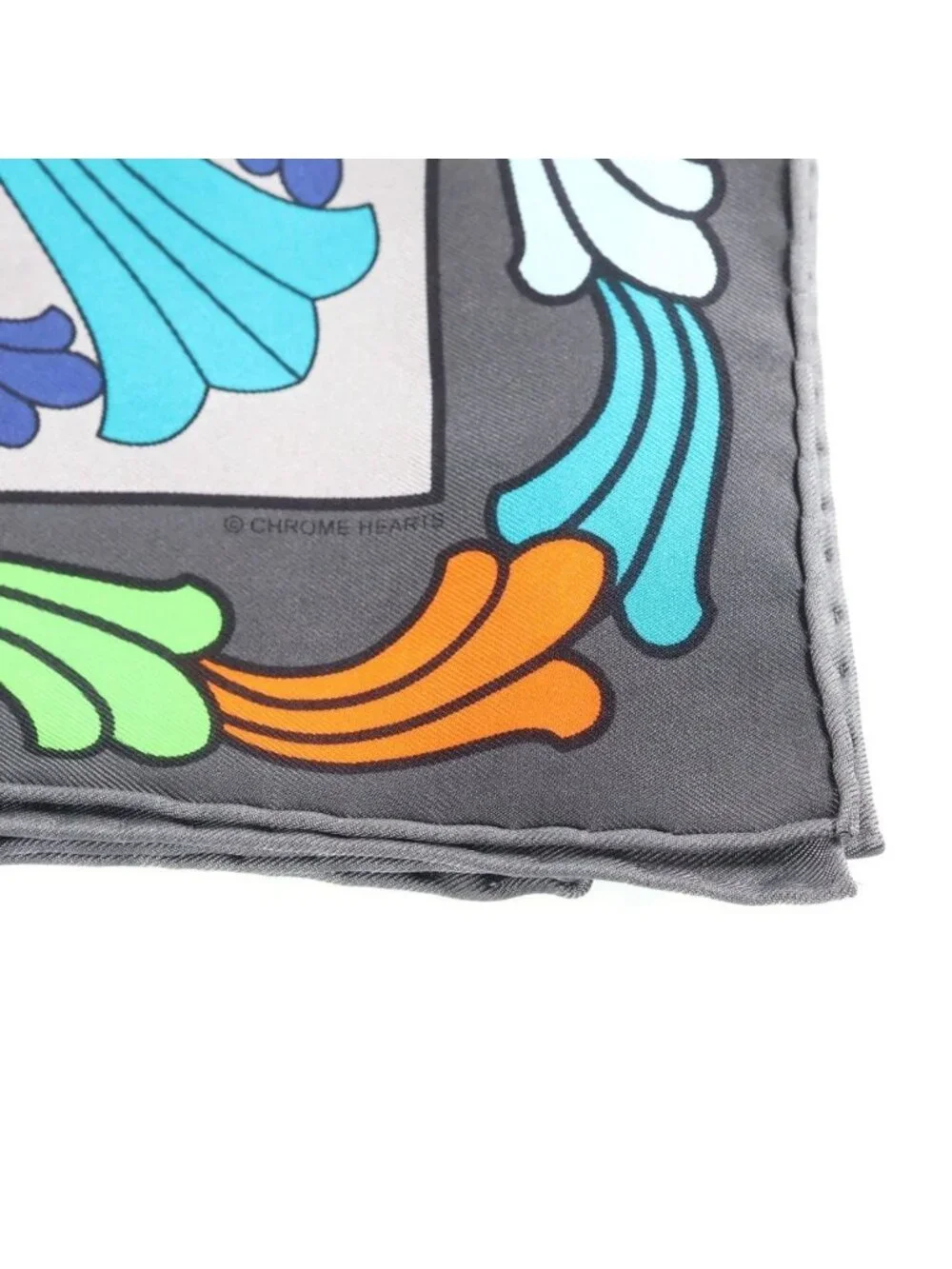 Chrome Hearts CH Scarf Multi Cross Print Silk